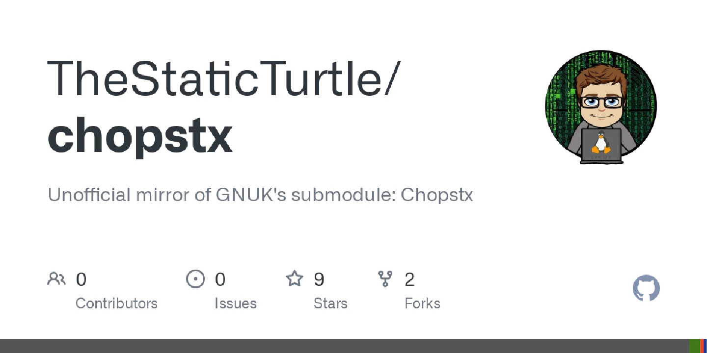Unofficial mirror of GNUK&#39;s submodule: Chopstx. Contribute to TheStaticTurtle/chopstx development by creating an account on GitHub.