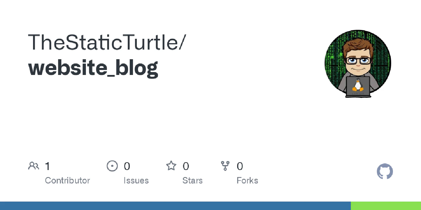 Contribute to TheStaticTurtle/website_blog development by creating an account on GitHub.