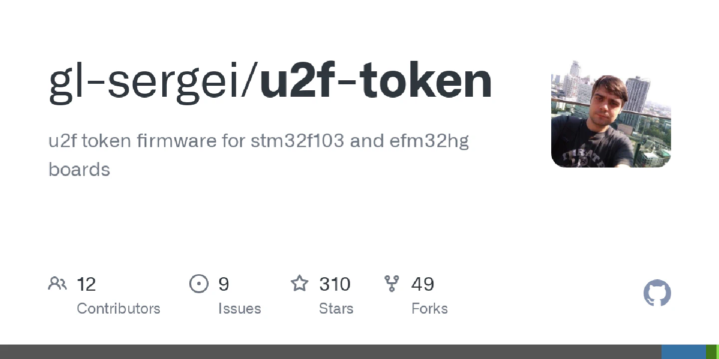 u2f token firmware for stm32f103 and efm32hg boards - GitHub - gl-sergei/u2f-token: u2f token firmware for stm32f103 and efm32hg boards