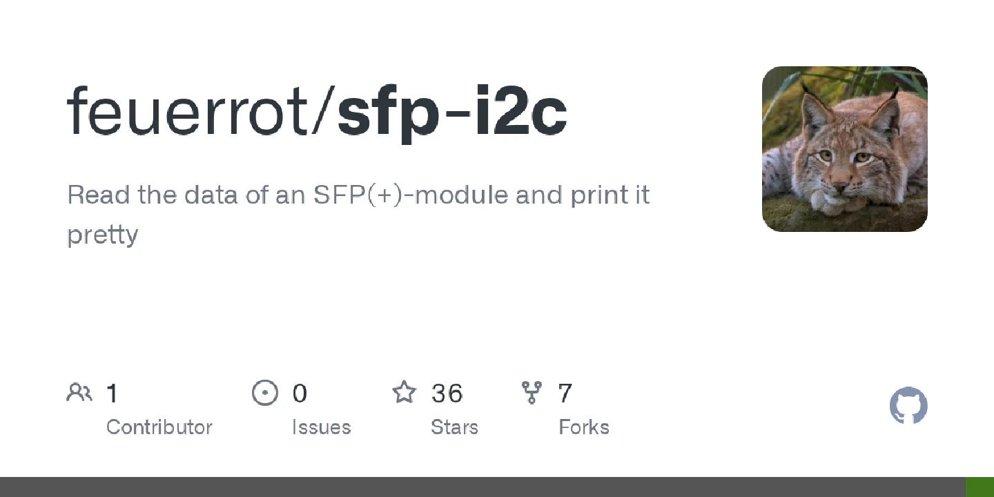Read the data of an SFP(+)-module and print it pretty - feuerrot/sfp-i2c