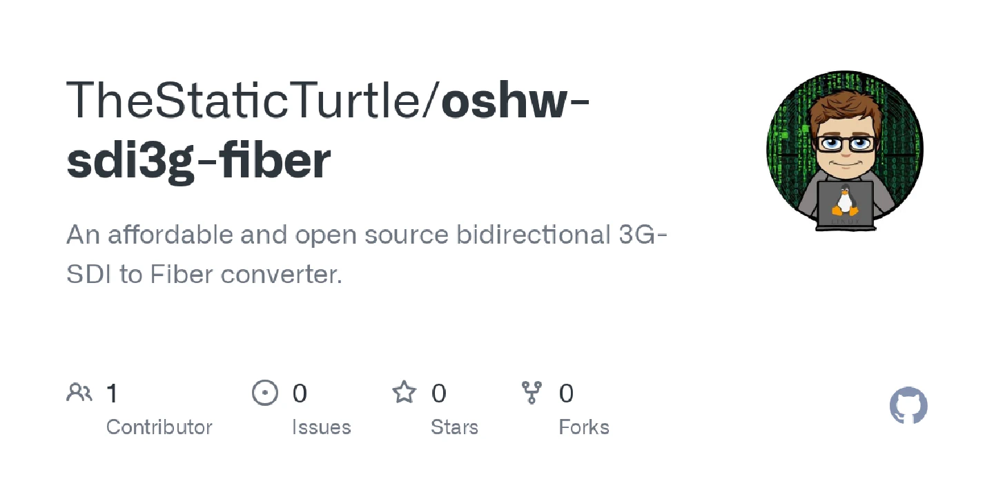 An affordable and open source bidirectional 3G-SDI to Fiber converter. - TheStaticTurtle/oshw-sdi3g-fiber