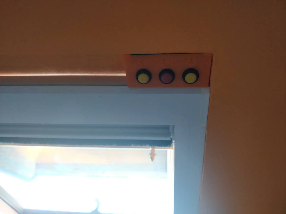 Buttons mounted