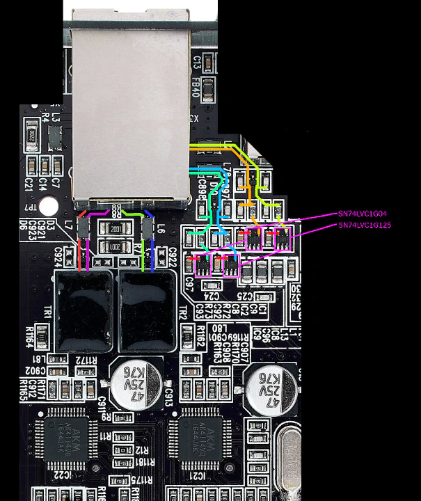 DM80-Ultranet top side (Signal)